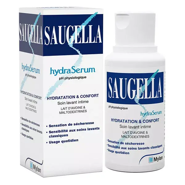 Saugella HydraSerum Cuidado de Limpeza Íntima 200ml