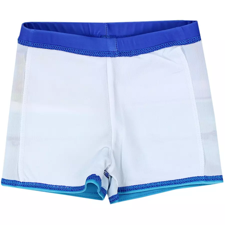Aquarti Jungen Badehose Gestreift mit Motiven blau