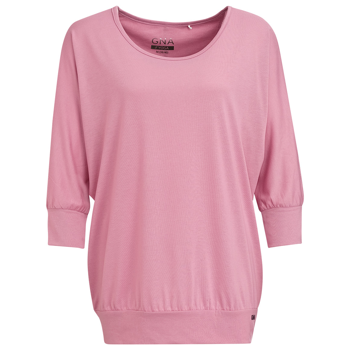 Gina Sports Damen Yoga-Shirt mit 3/4-Arm rosa
