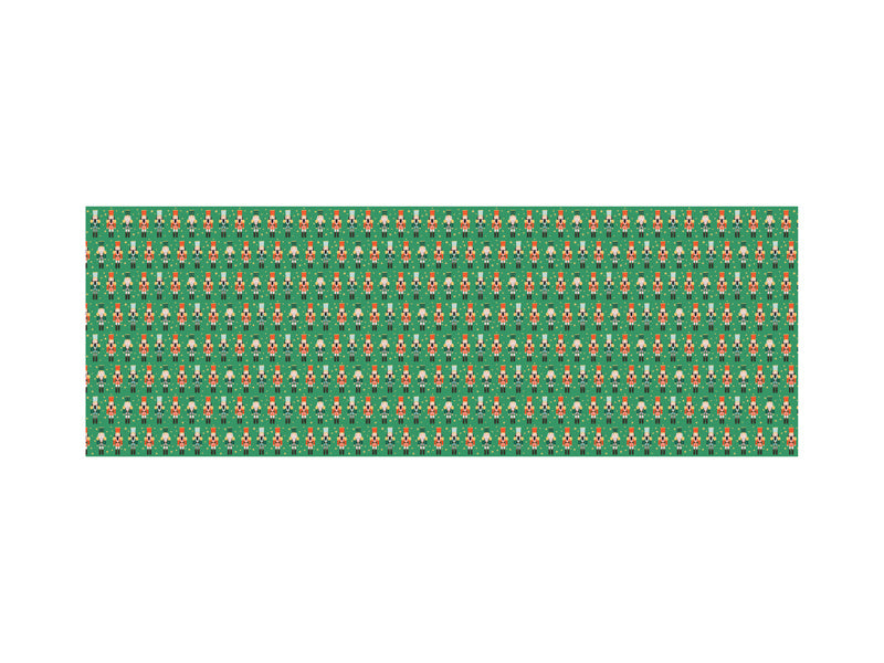 Kerst Cadeaupapier Notenkrakers 2m