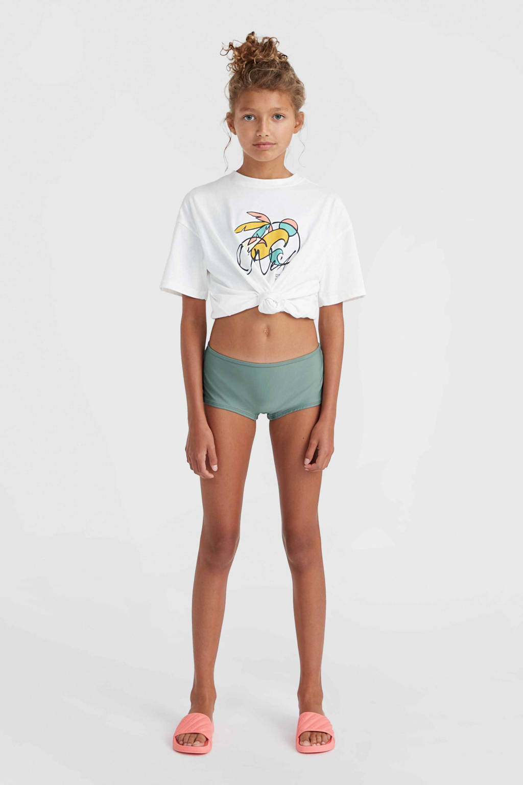 O'Neill T-shirt met printopdruk wit