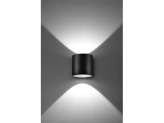 Sollux ORBIS 1 Applique Murale Light Up Down Noir, G9