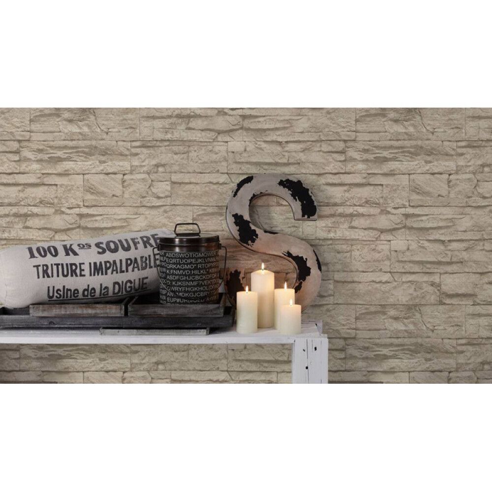 TAPET A.S CREATION BEST OF WOOD&STONE 2 BEIGE