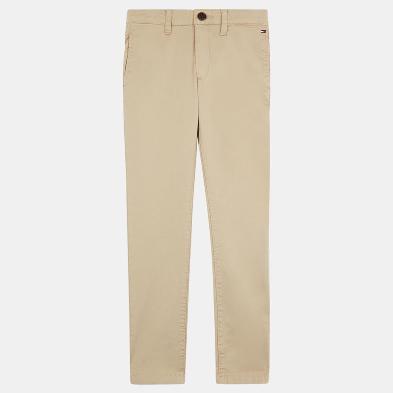 Tommy Hilfiger Pantalon chino en Toile de coton flex beige