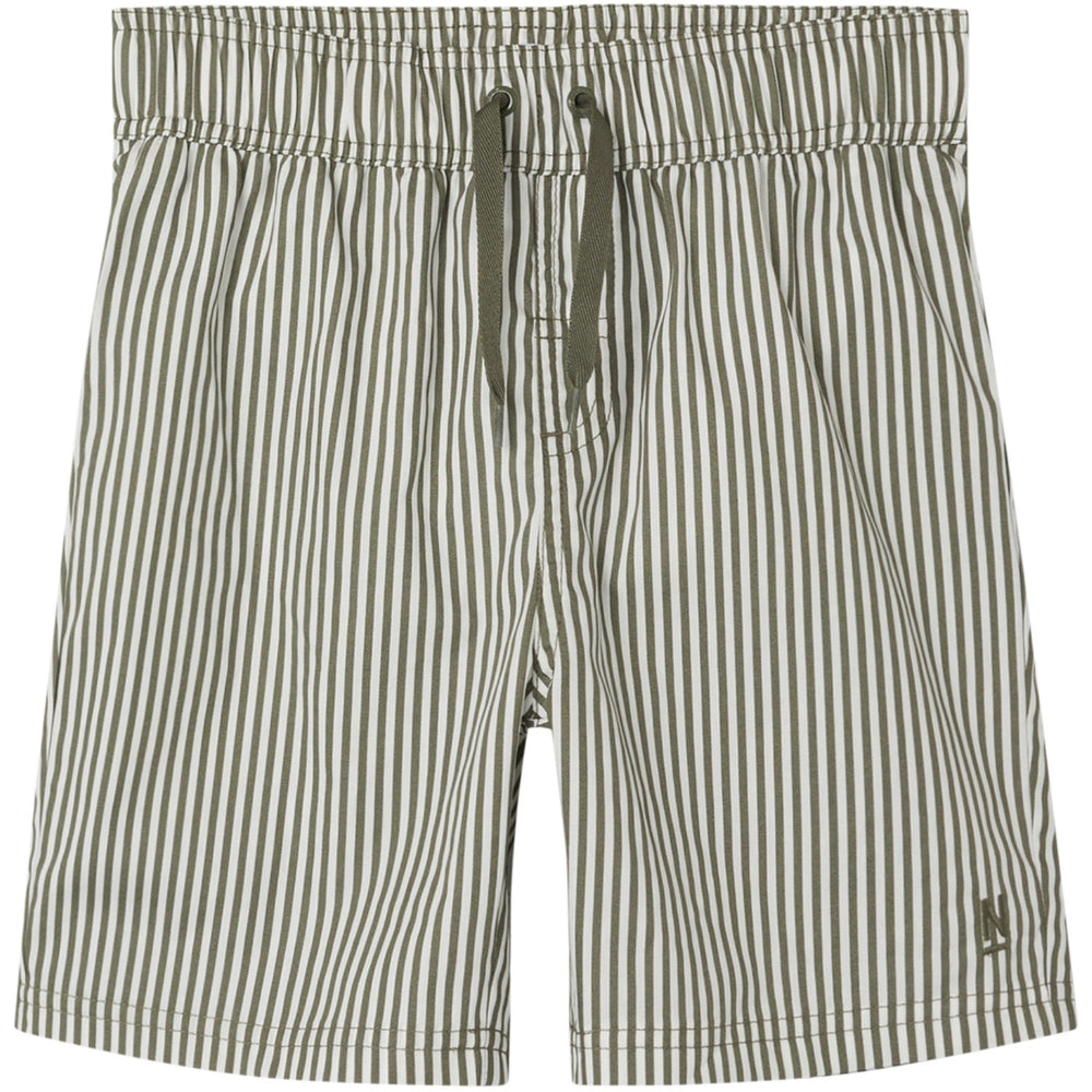 Køb Name It Dusty Olive Zeer Badeshorts