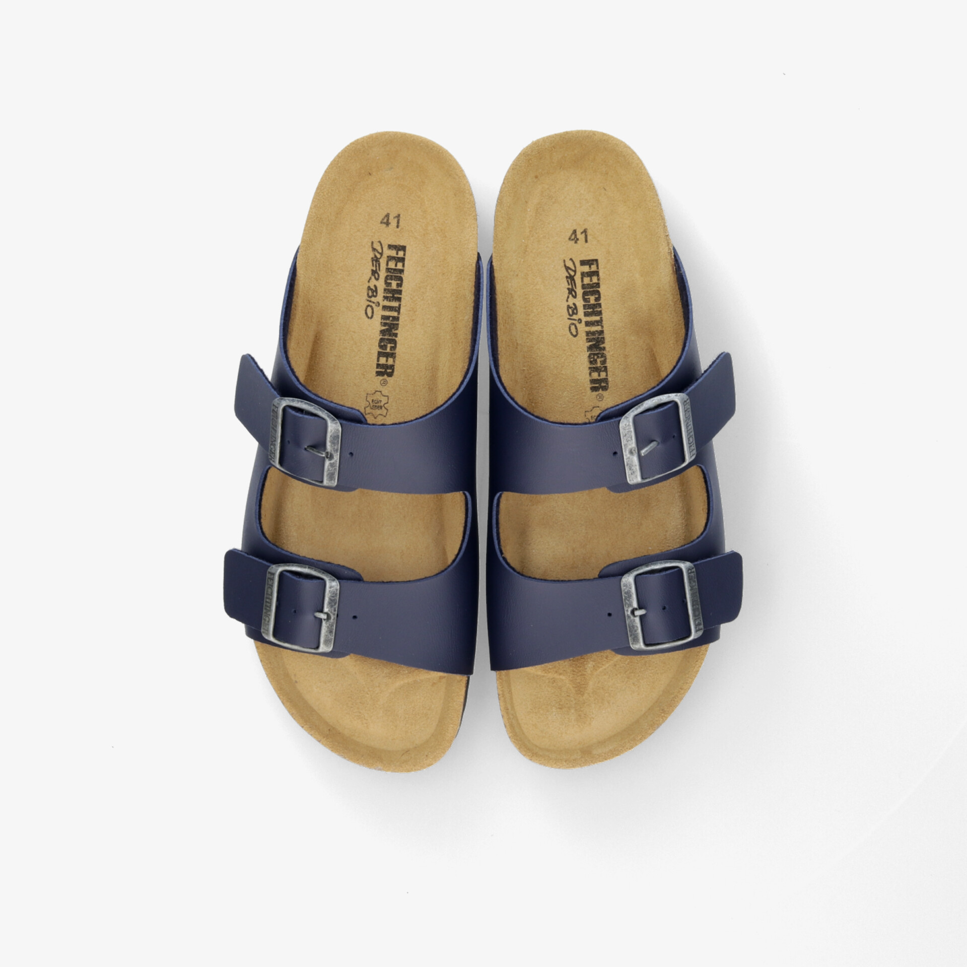 FEICHTINGER BIO Herren Pantoletten blau
