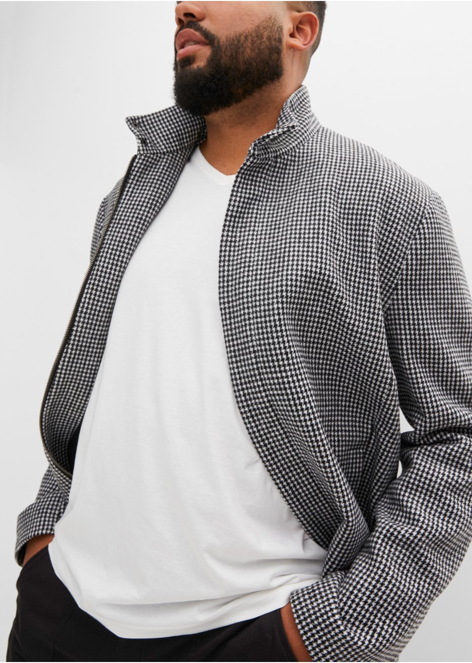 Veste imitation laine