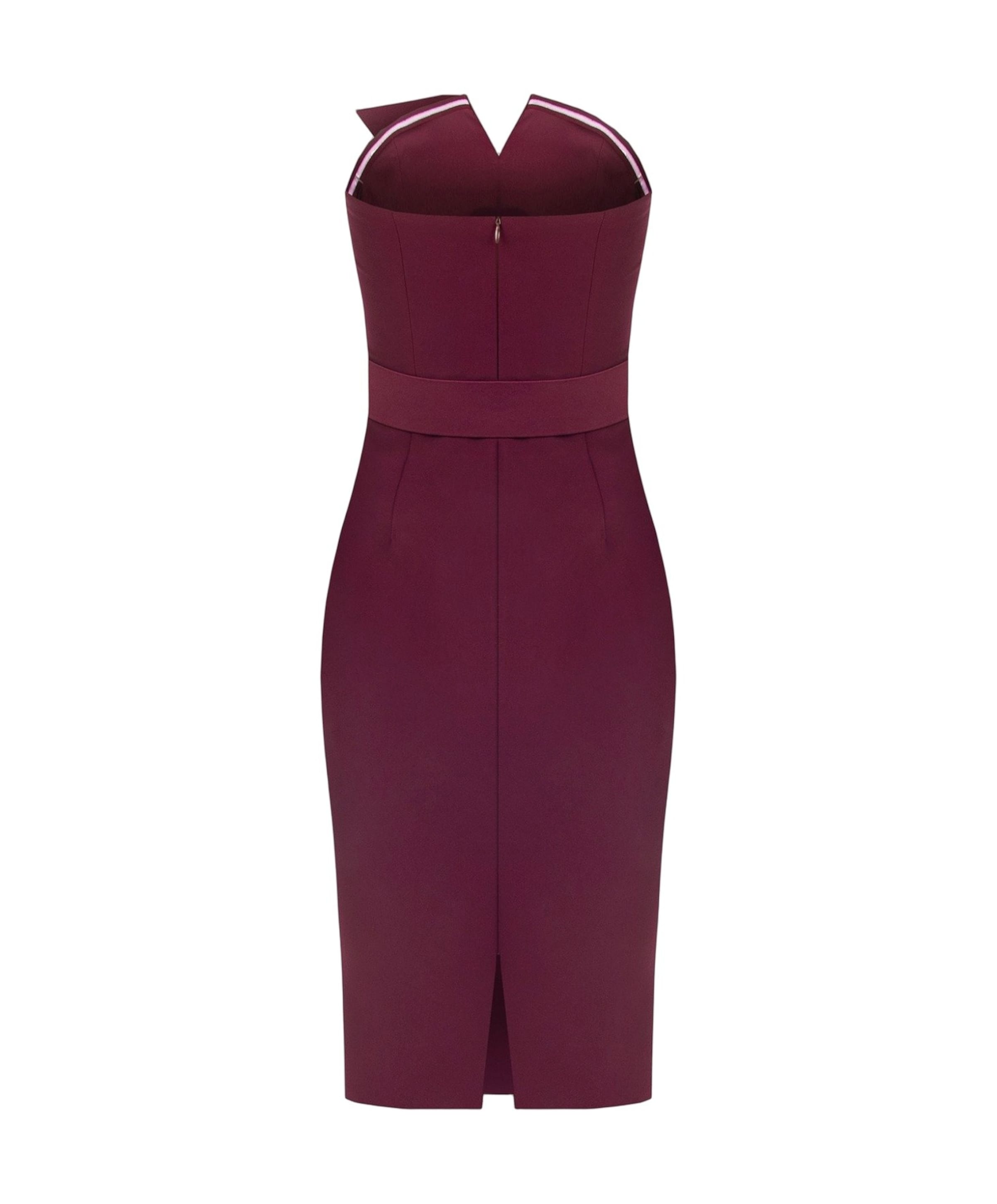 Rinascimento Dames jurk bordeaux