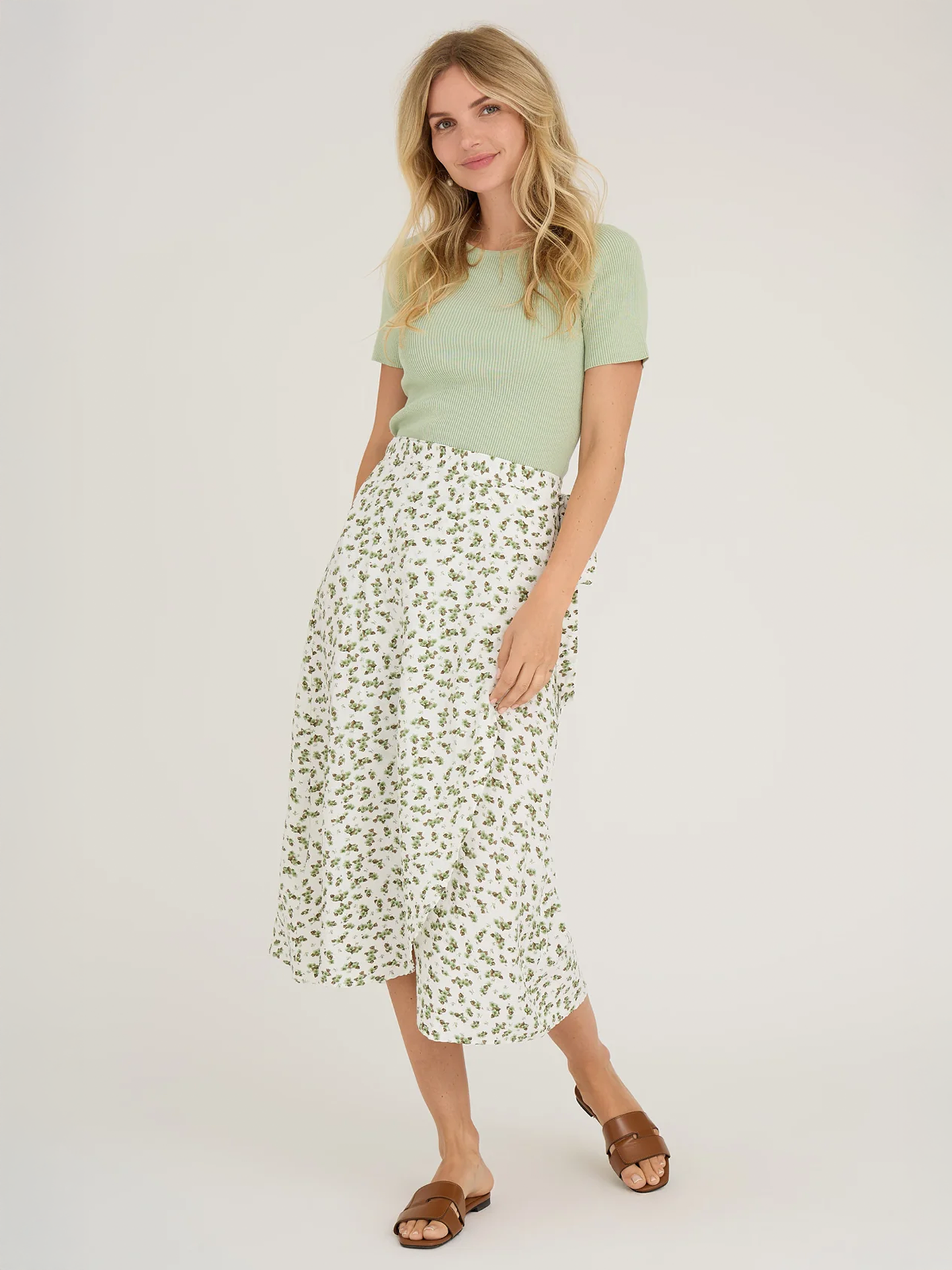 Peony Wrap Skirt