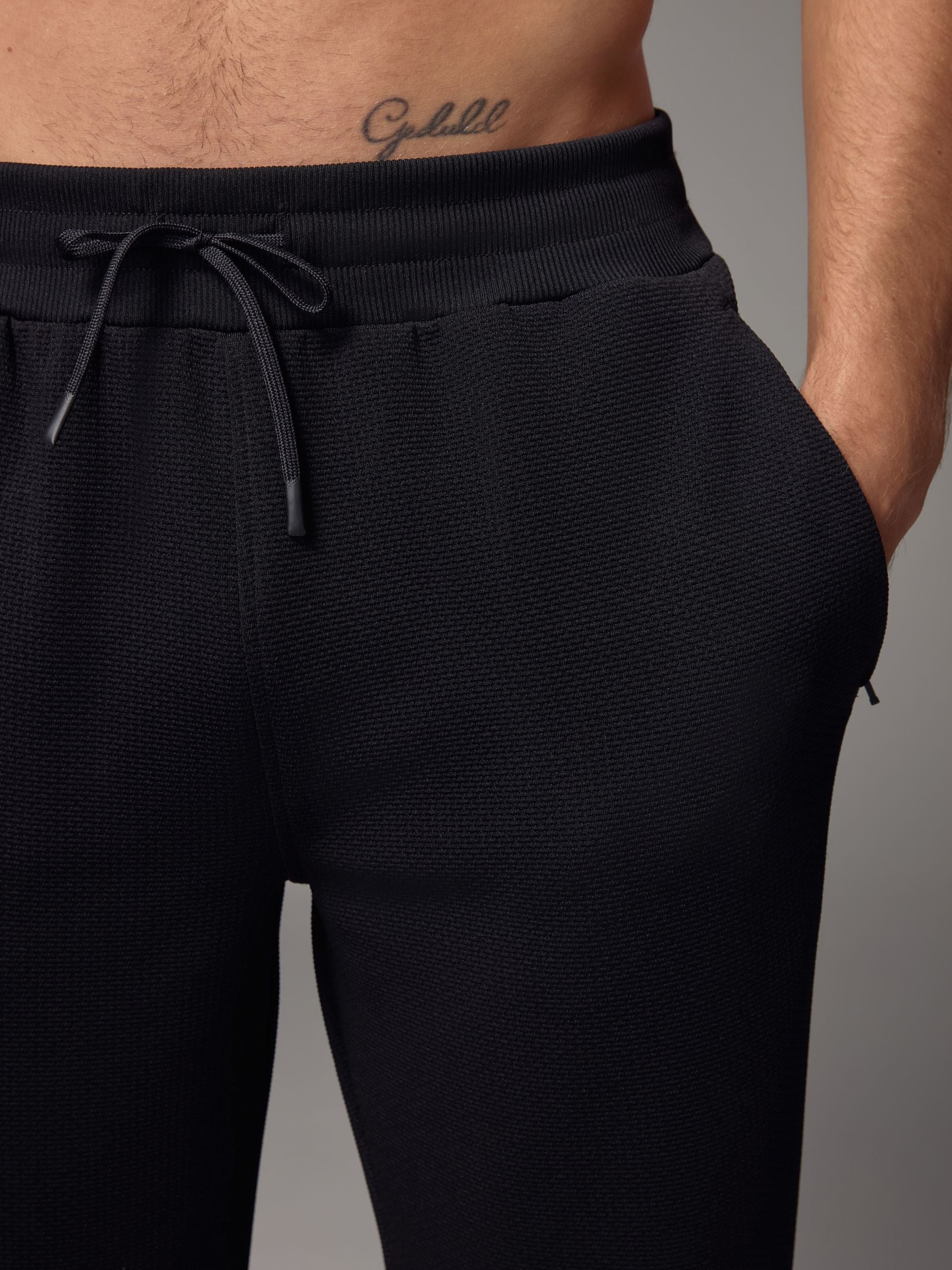 Zwart - Active Gym textuur Training Joggingbroeken