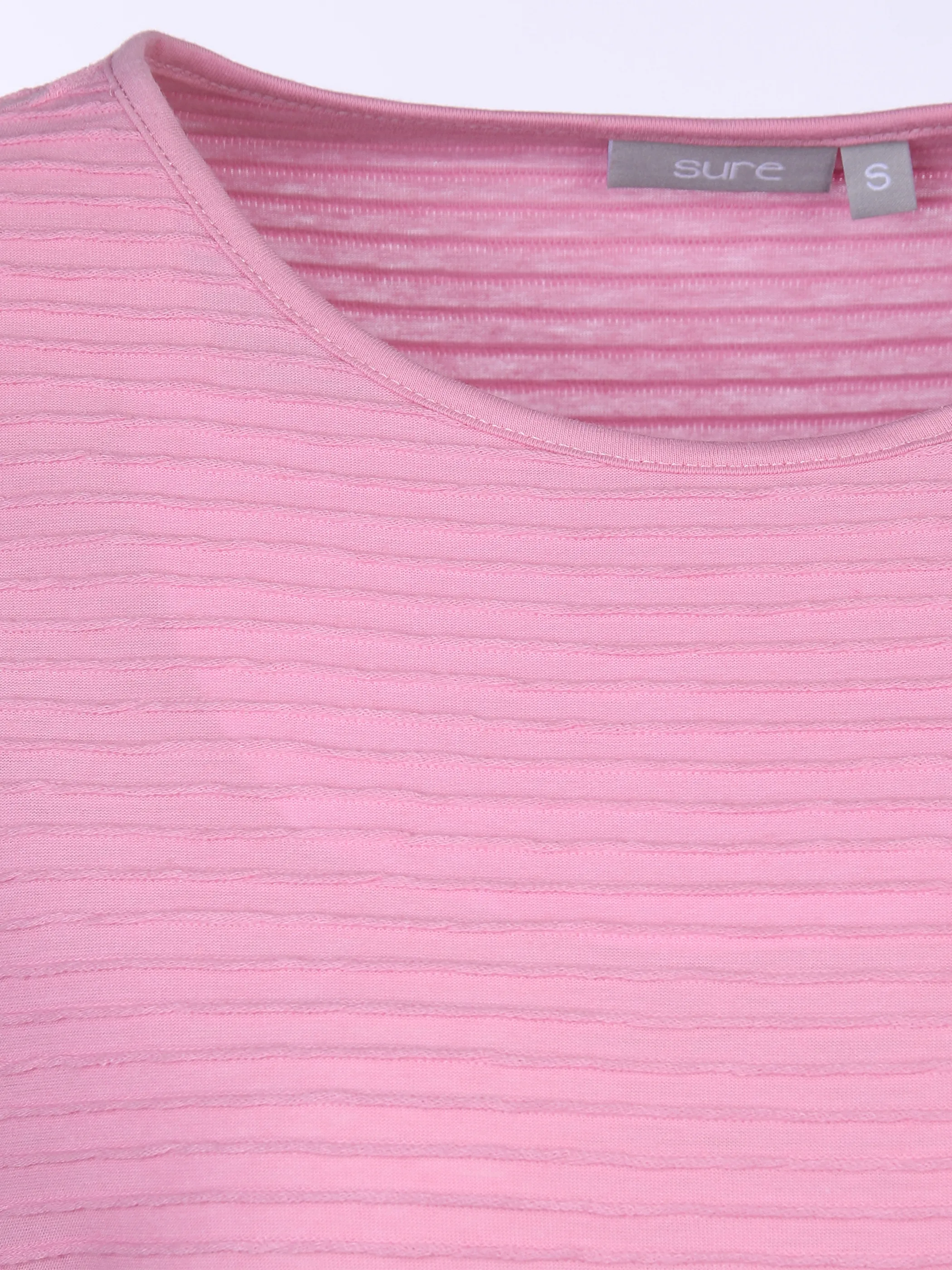 Damen Strukturshirt mit 3/4 Arm