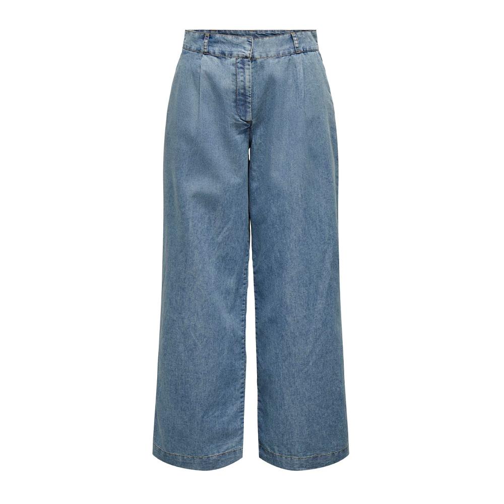JDY Pantalon Fluide Bleu Femme JDY Trixie