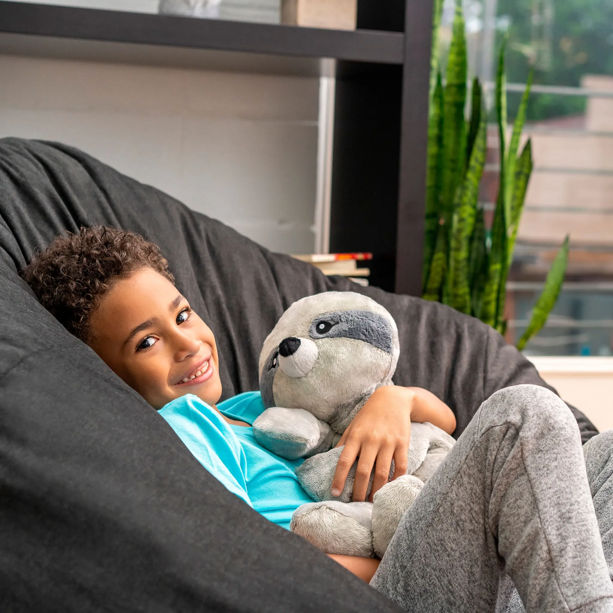 Hugimals Peluche Lourde 2kg - Sam le Paresseux