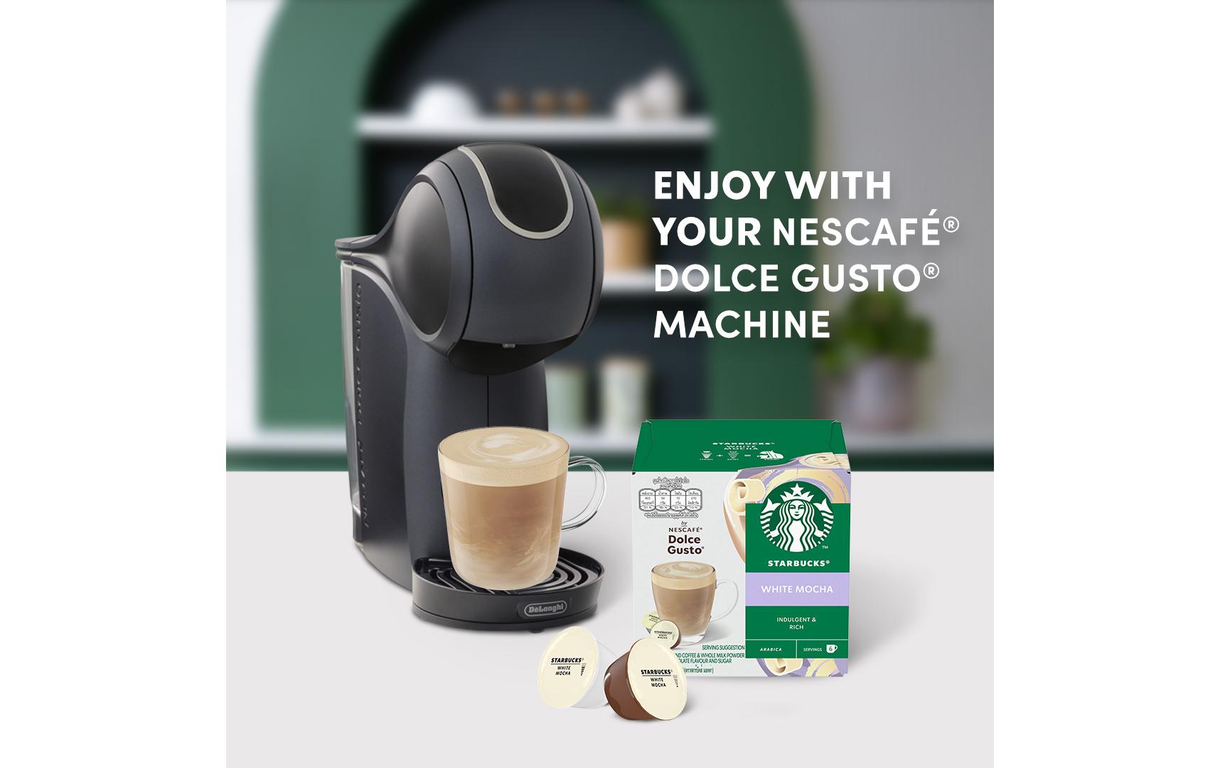 Kaffeekapseln White Mocha by Nescafé Dolce Gusto 6 PortionenKaffeekapseln für Nescafé Dolce Gusto Maschinen