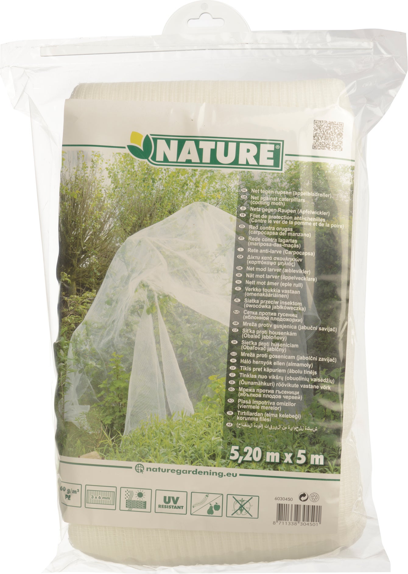 Nature insectengaas tegen fruitmot 5,20x5m