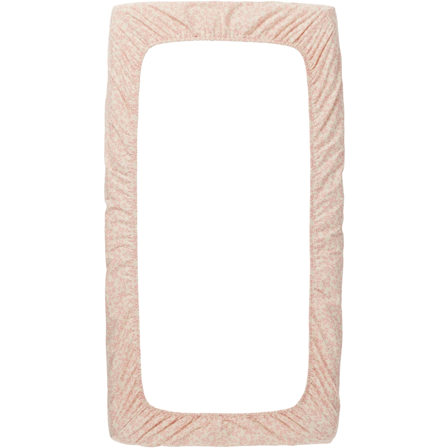 Noppies Spannbetttuch für die Wiege Botanical Misty Rose