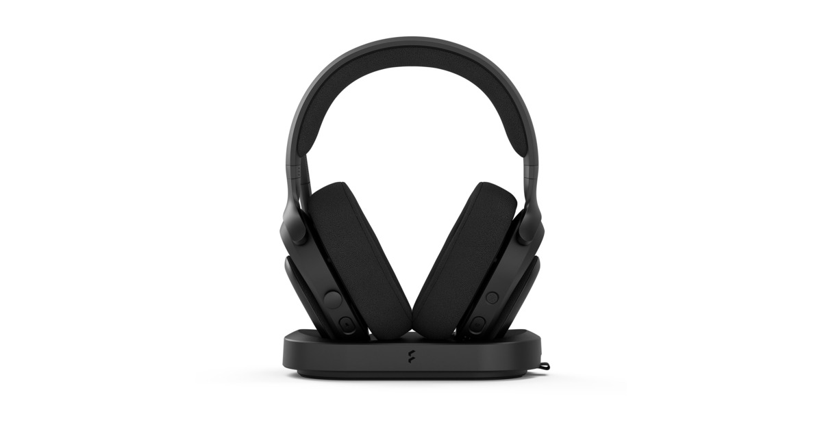 Fractal DesignScape Dark over-ear gaming headset  (Zwart, Pc, Mac, PlayStation 4/5, Nintendo Switch, Bluetooth)
