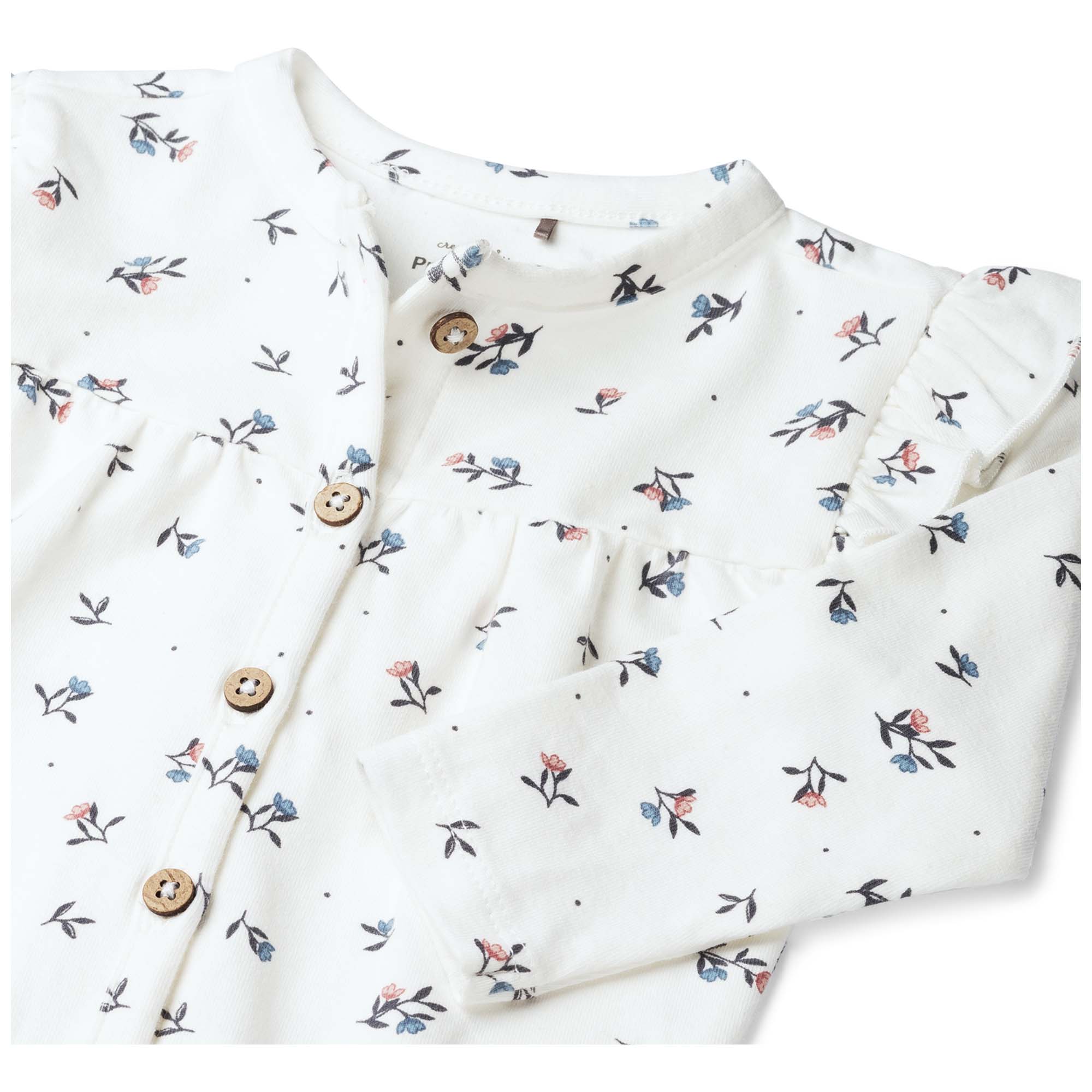 Prénatal newborn boxpakje lange mouwen all over print wit