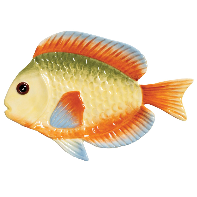 &klevering Fish serveerschaal Rainbow