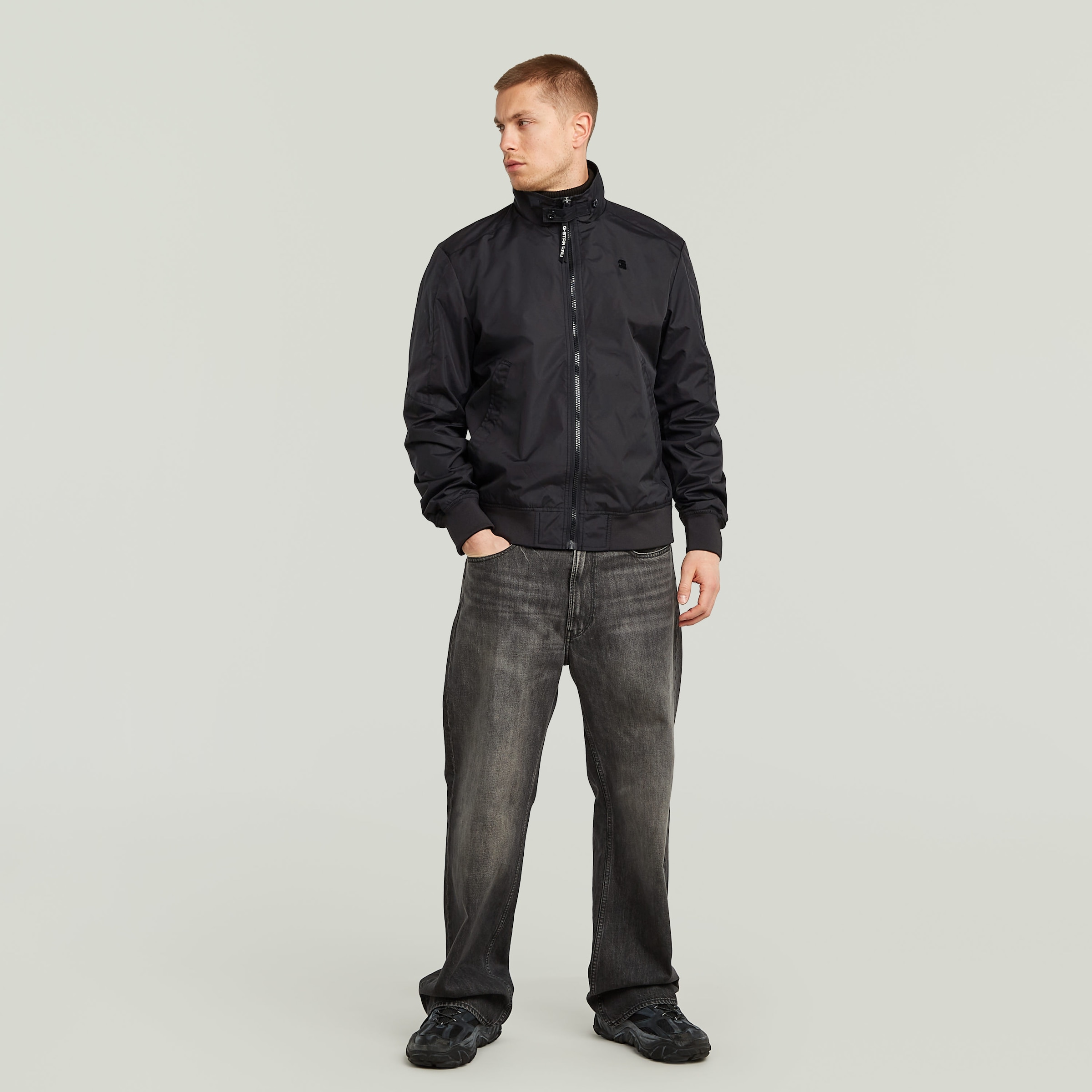 G-STAR Blouson »Track Jacket« Stehkragen mit Riegel