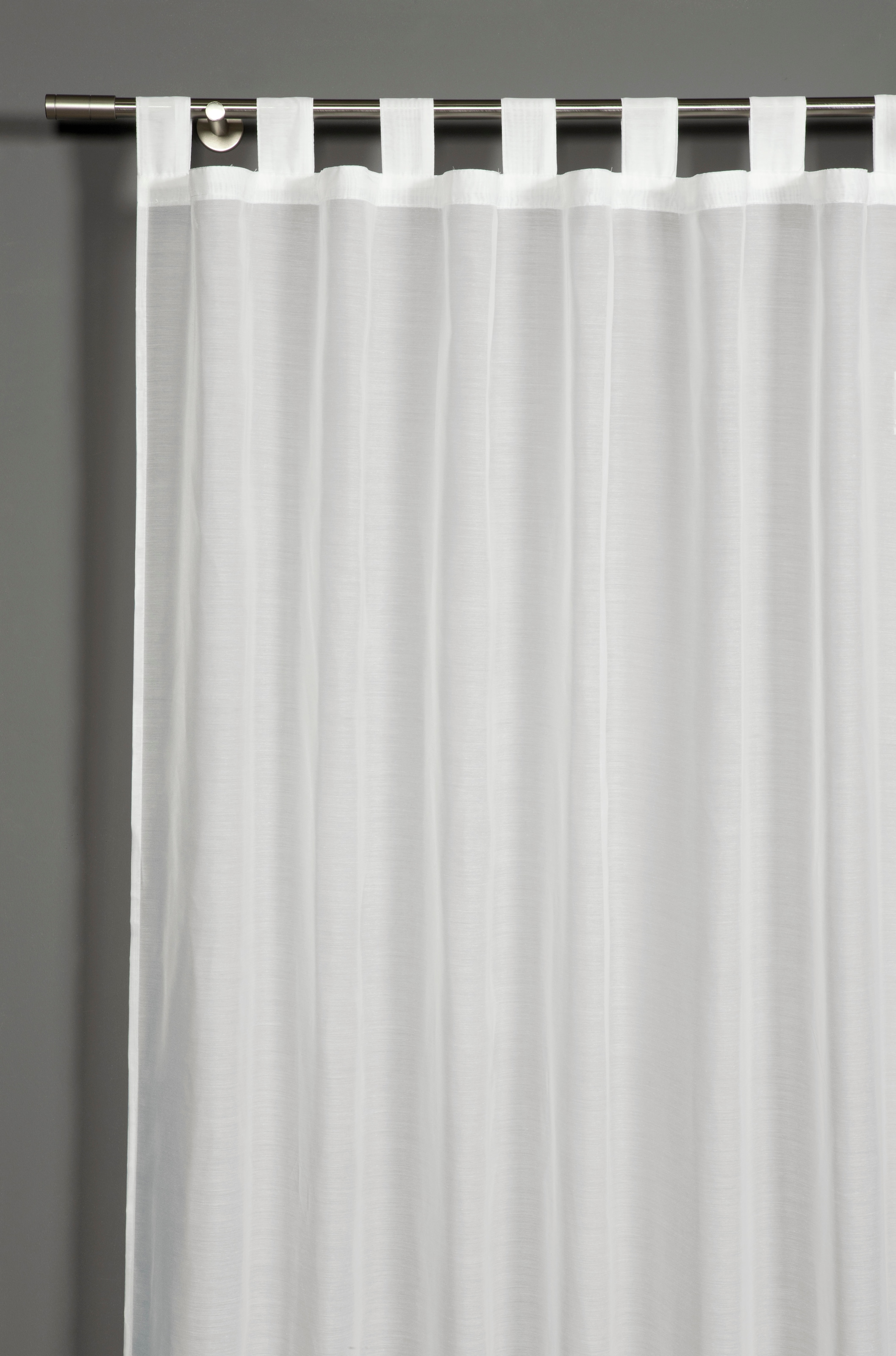 Sehlbach Gardine »Schal Voile Uni« Schlaufen 1 Stk. tlg. mit Schlaufen
