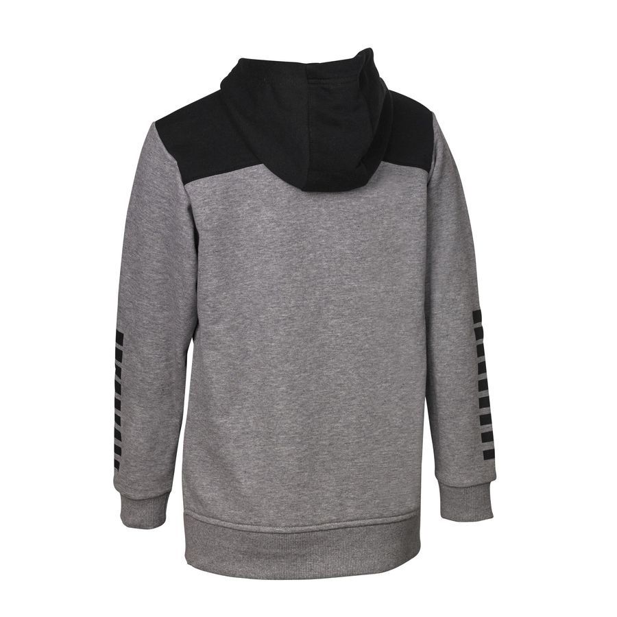 Select Sweat à Capuche Oxford - Noir/Gris Enfant