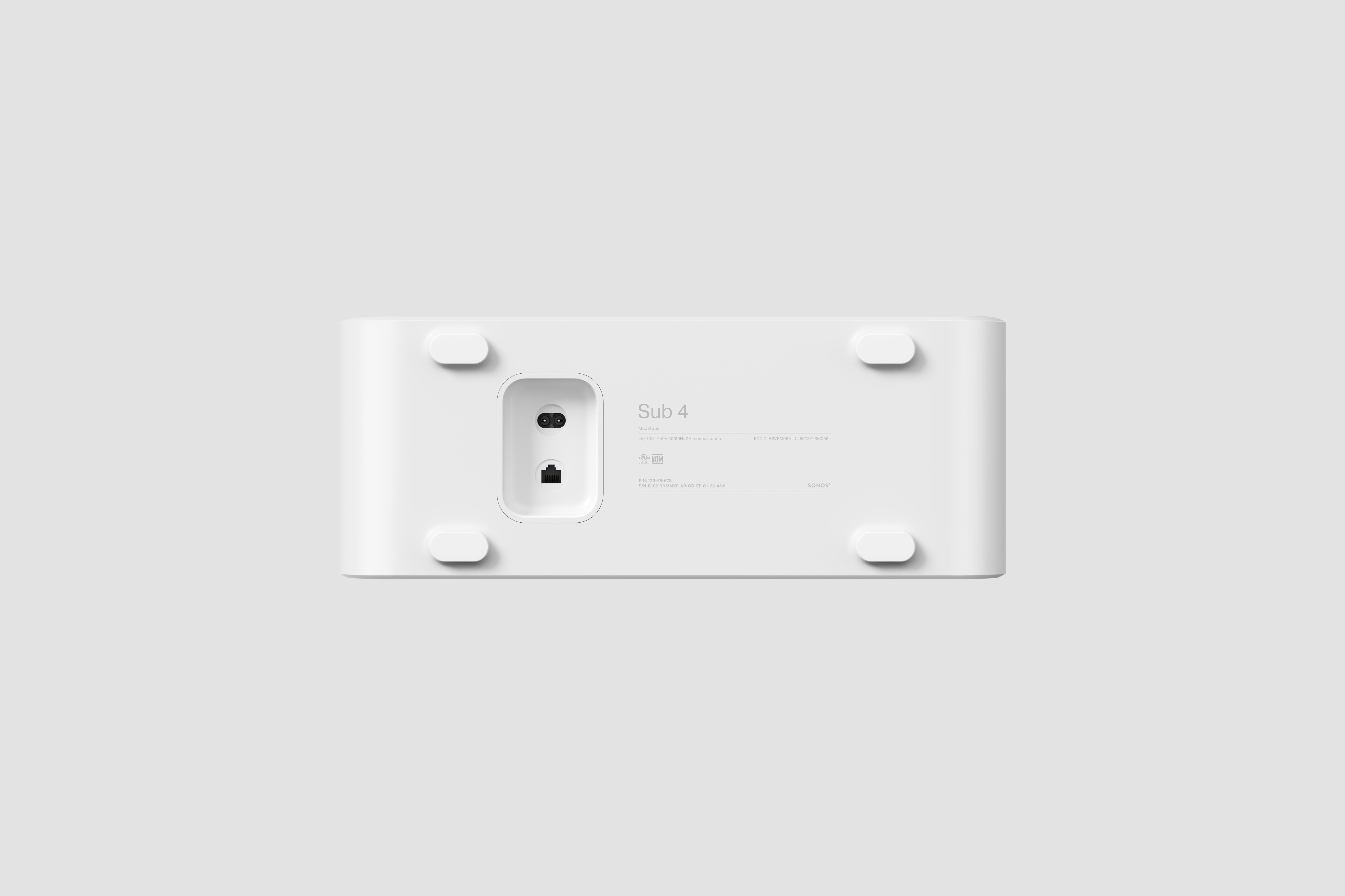 Sonos - Sub 4 - Hvid