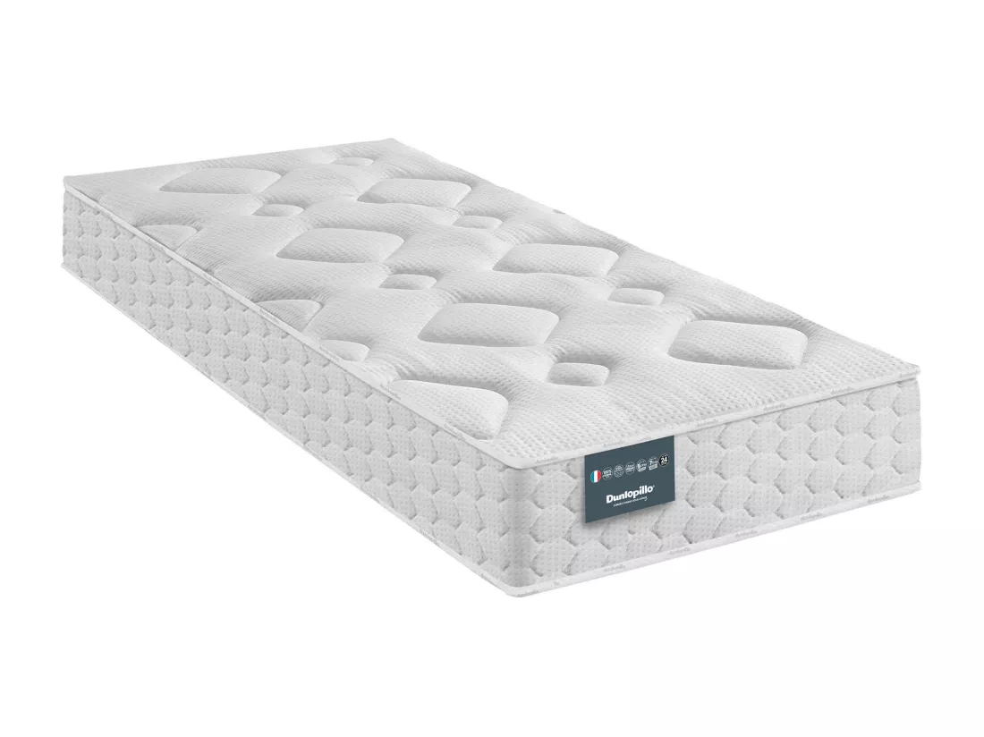 Matelas Dunlopillo couchage latex Aérial® ferme 24cm LILAS 90x190