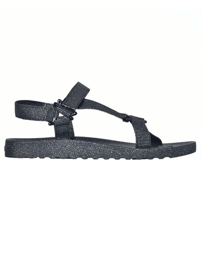CACATOES SANDALES LANIÈRES FEMME MANAUS GLITTER BLACK