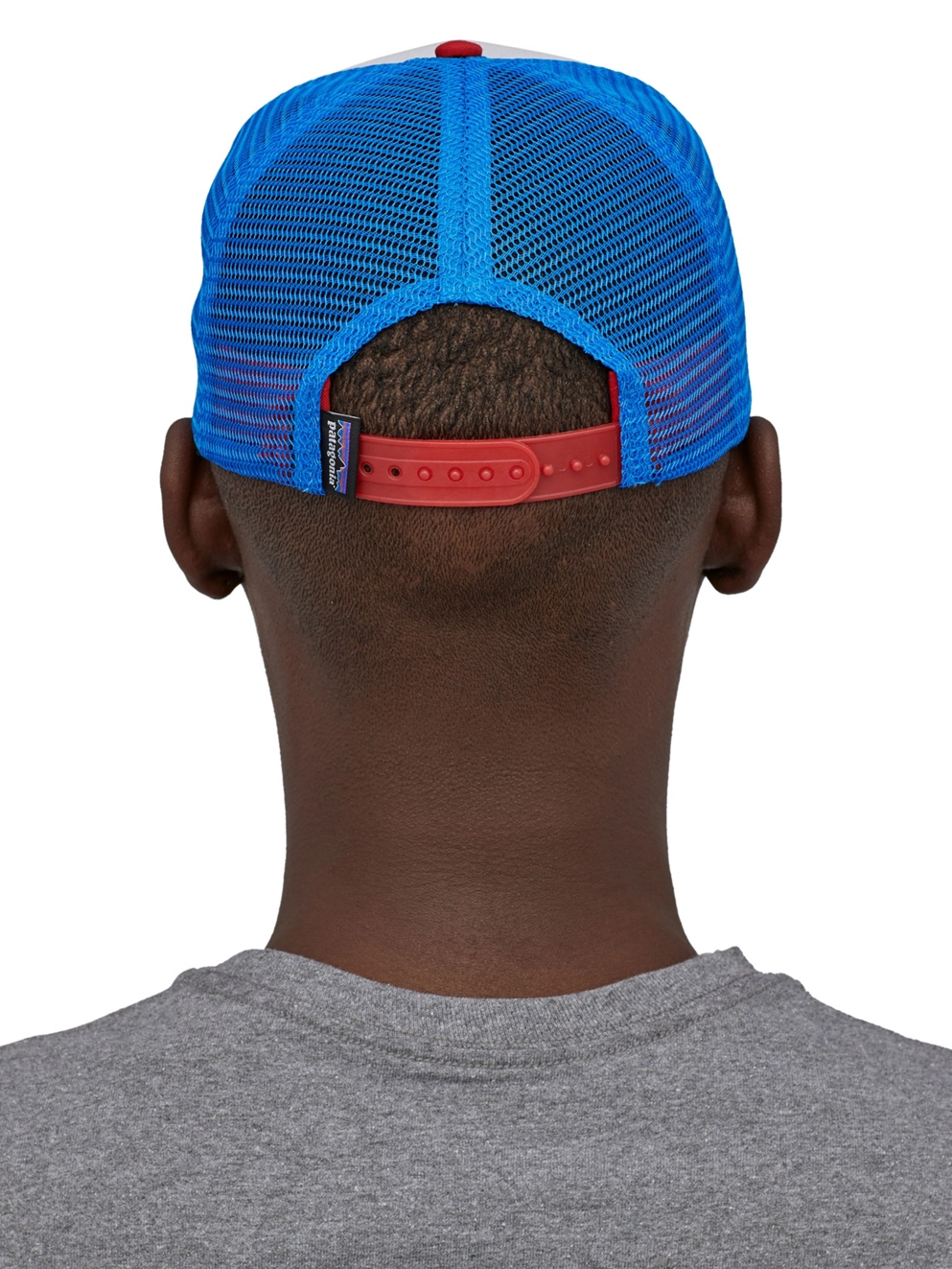 Patagonia P-6 Logo Trucker Cap white