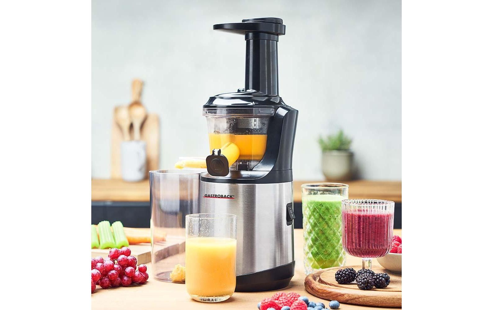 Gastroback Slow Juicer »Slow Juicer Advanced vital 40145« 150 W Saftauffangbehälter, Tropf-Stopp