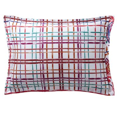 Linge de lit motif cachemire - BECQUET CRÉATION