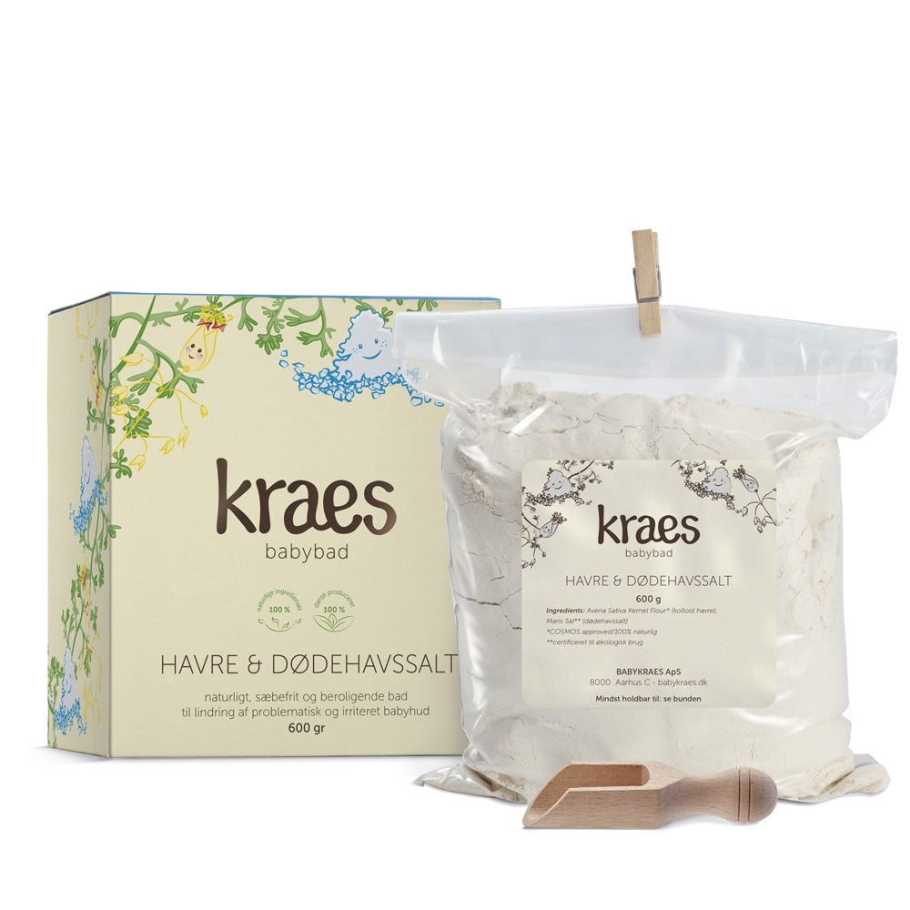Kraes Babybad Havre & Dødehavssalt - 600 g