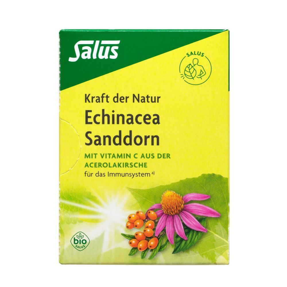 Salus® Kraft der Natur Echinacea Sanddorn, Kräuter-Früchtetee