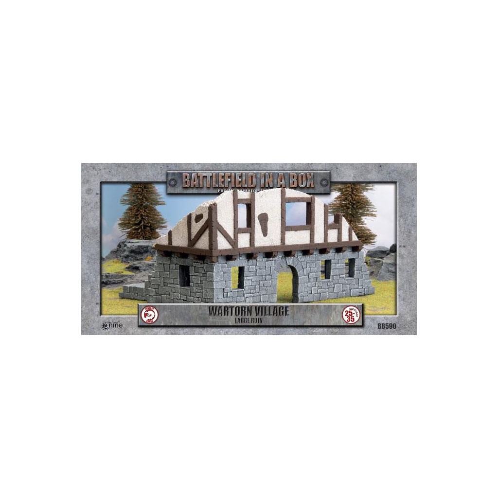 Battlefield in a Box: Wartorn Village - Large Ruin