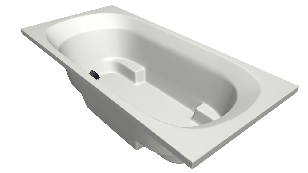 Xenz Kanaga ligbad 190x90x50cm Edelweis