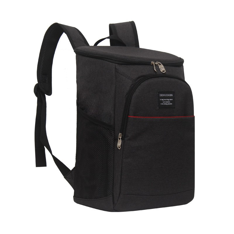 (20L) Picknick Thermo Rucksack Kühltasche Isolierrucksack - Schwarz