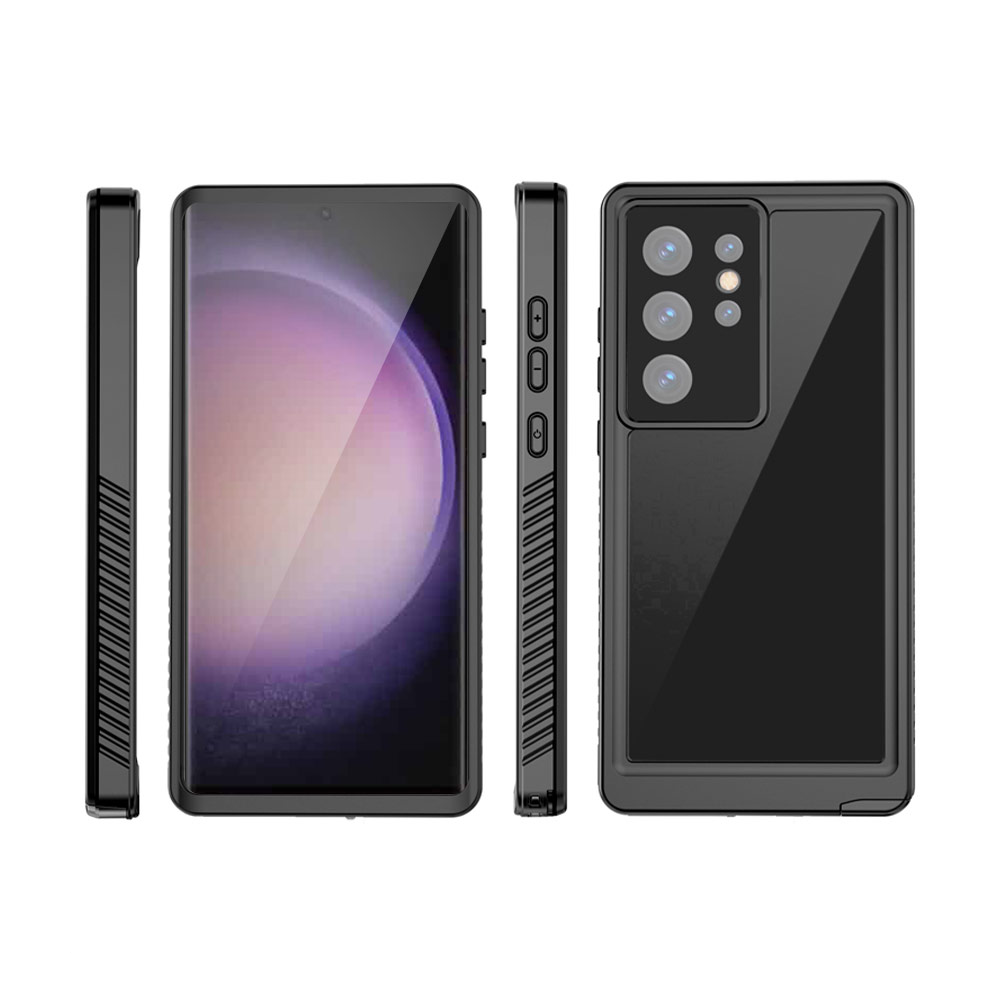 Samsung Galaxy S23 Ultra 5G Avalanche Case Wasserfeste Outdoor Schutz Hülle IP68 (EGCA00447) - Schwarz