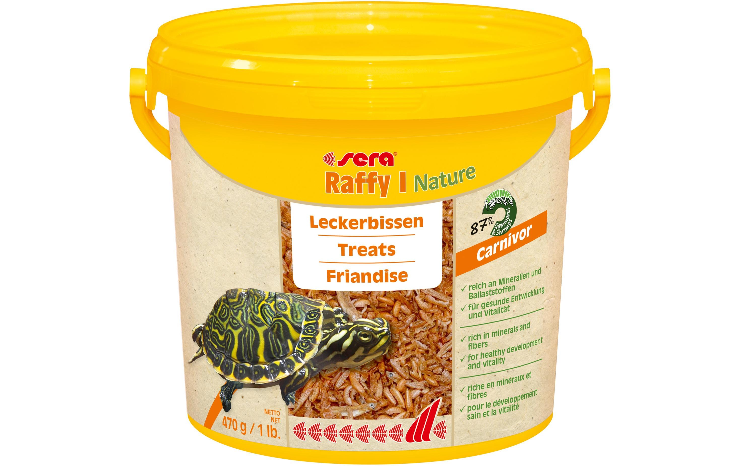 Leckerbissen Raffy I Nature, 3800 ml, 470 gMischfuttermittel für alle Wasserschildkröten