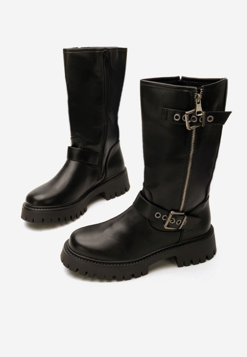 Bottes courtes femme noires Floriva
