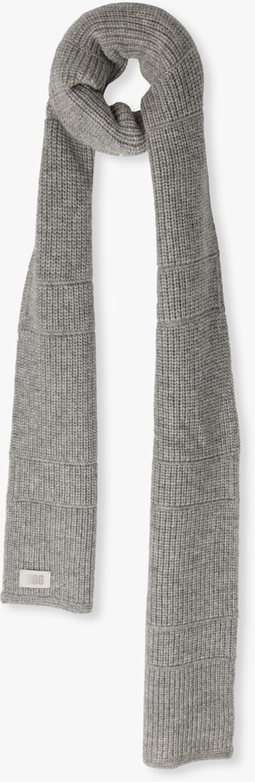 grijze ugg sjaal knit ribbed scarf