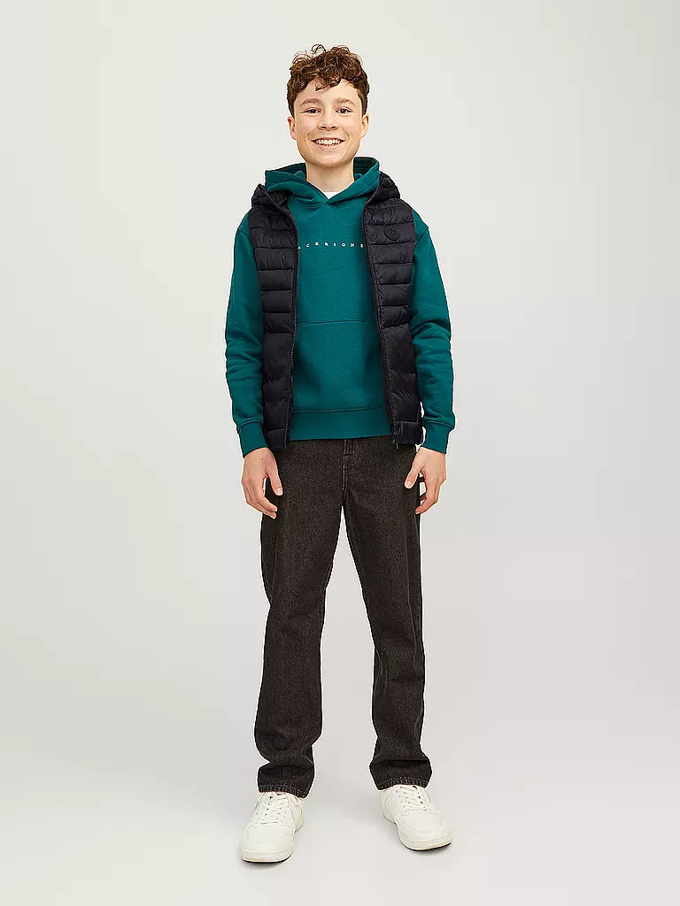 JACK & JONES Jungen Steppgilet JJESPRINT PUFFER schwarz
