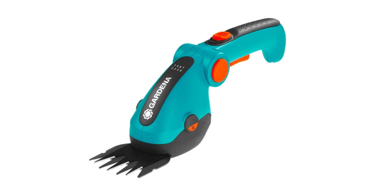 GARDENAAccu Gras- & Buxusschaar ComfortCut Li grasschaar  (Turquoise/zwart, Incl. Li-Ion-Accu 3,0Ah)