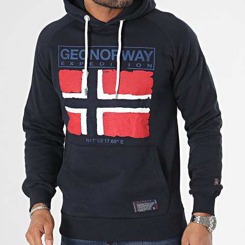 Sweat Capuche Bleu Marine