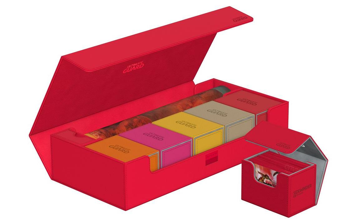 Kartenbox XenoSkin Superhive 550+ RotHochwertige Box für Sammelkarten in Standardgrösse