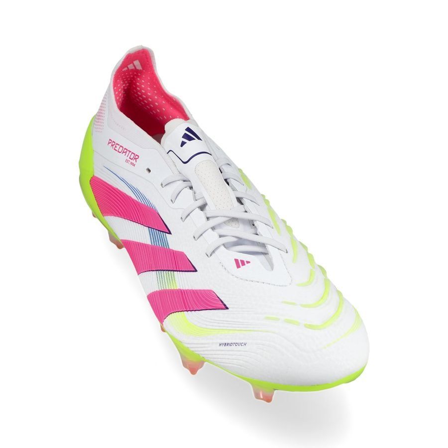 adidas Predator Elite FG Celestial Victory - Blanc/Lucid Pink/Lucid Lemon