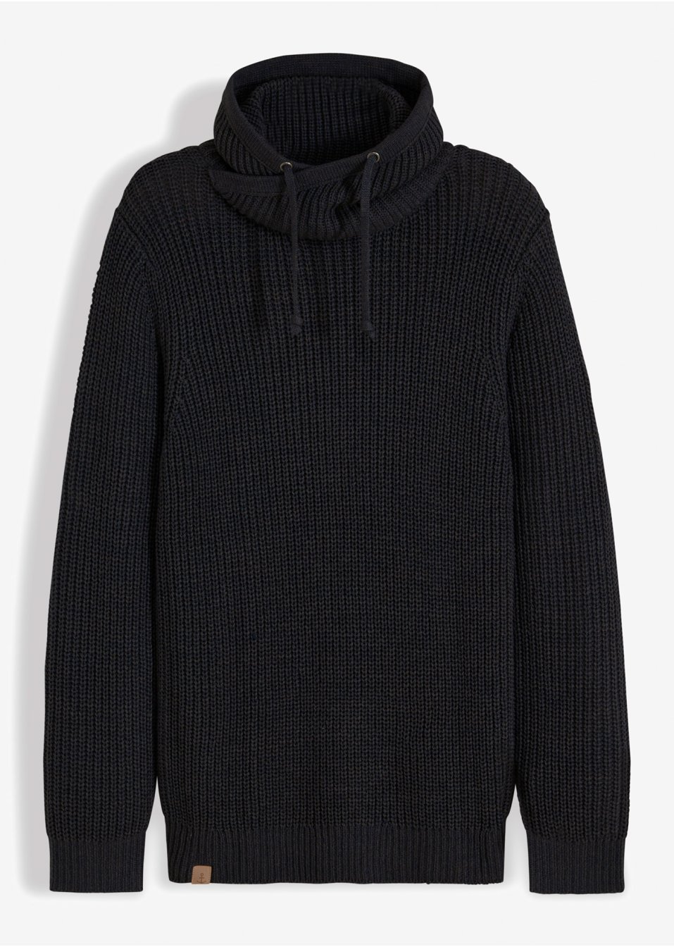Pull à col châle avec polyester recyclé