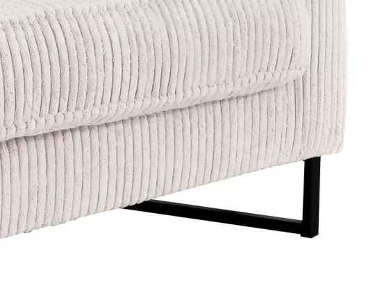 Canapé 3 places en velours cotelé beige TESSIO de Maison Céphy