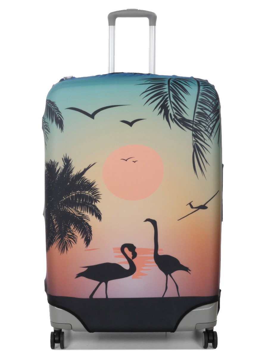 Housse de valise Periea Sunset Flamingos XL