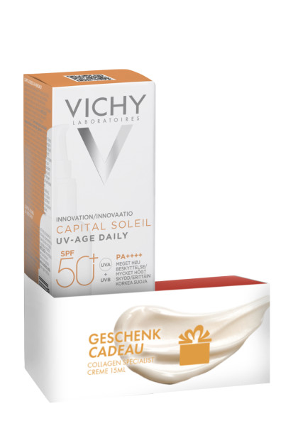 Vichy Capital Soleil UV Age<br>40 ml, Tube, + Lift CS15ml gratis 2023